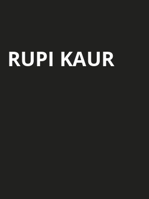 Rupi Kaur, Burton Cummings Theatre, Winnipeg