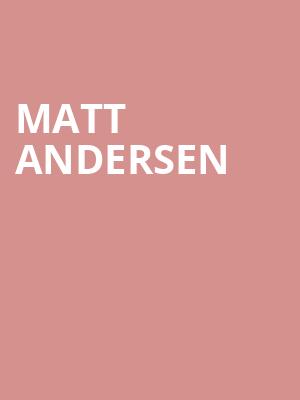 Matt Andersen, Club Regent Casino, Winnipeg